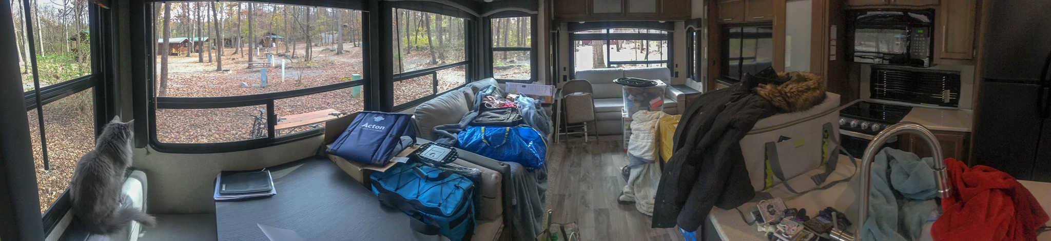 Sorting our life and things into a feww hundred square feet was a difficult part of adjusting to RV life