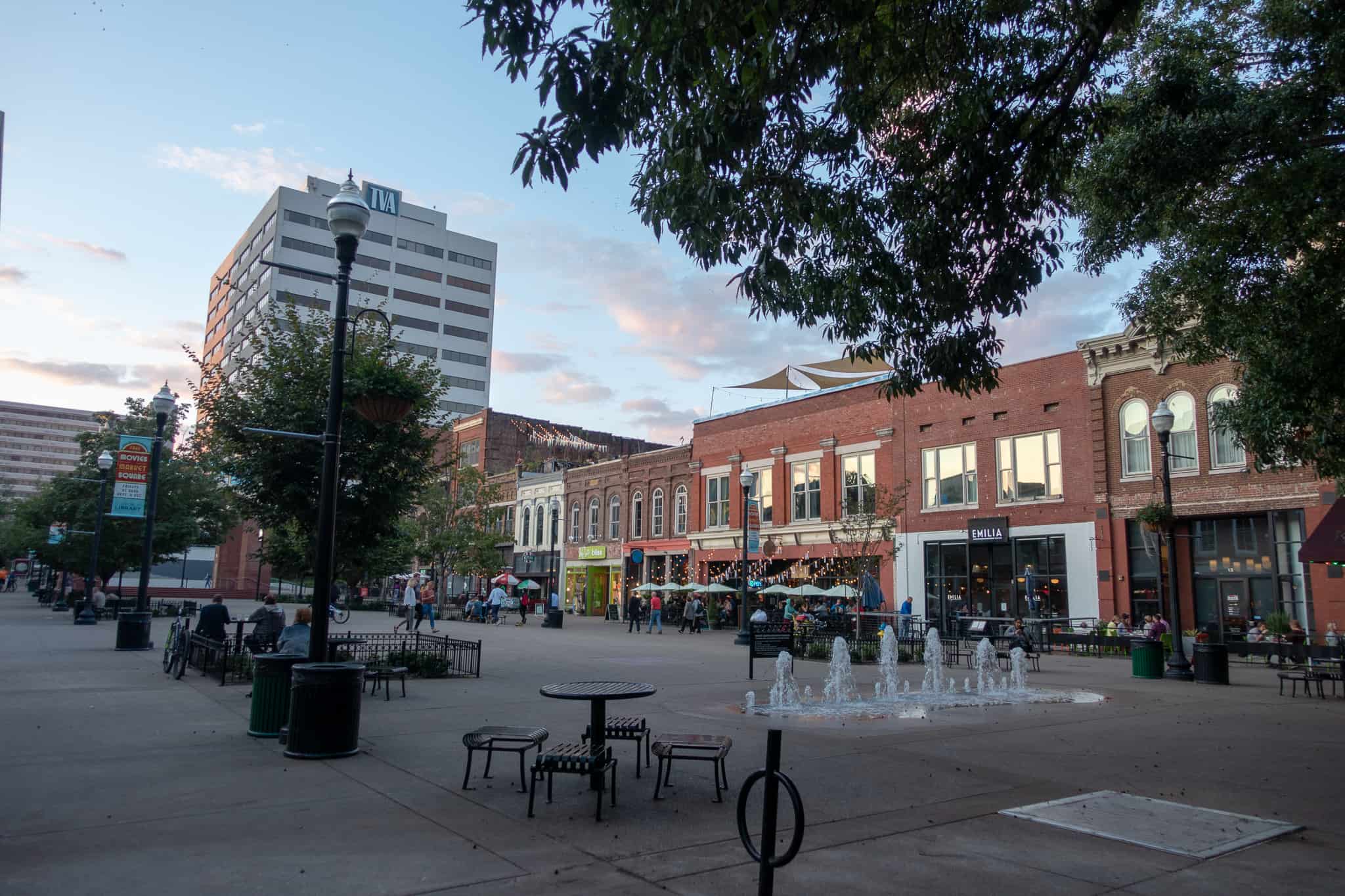 Historic Market Square in Knoxville, Tennessee