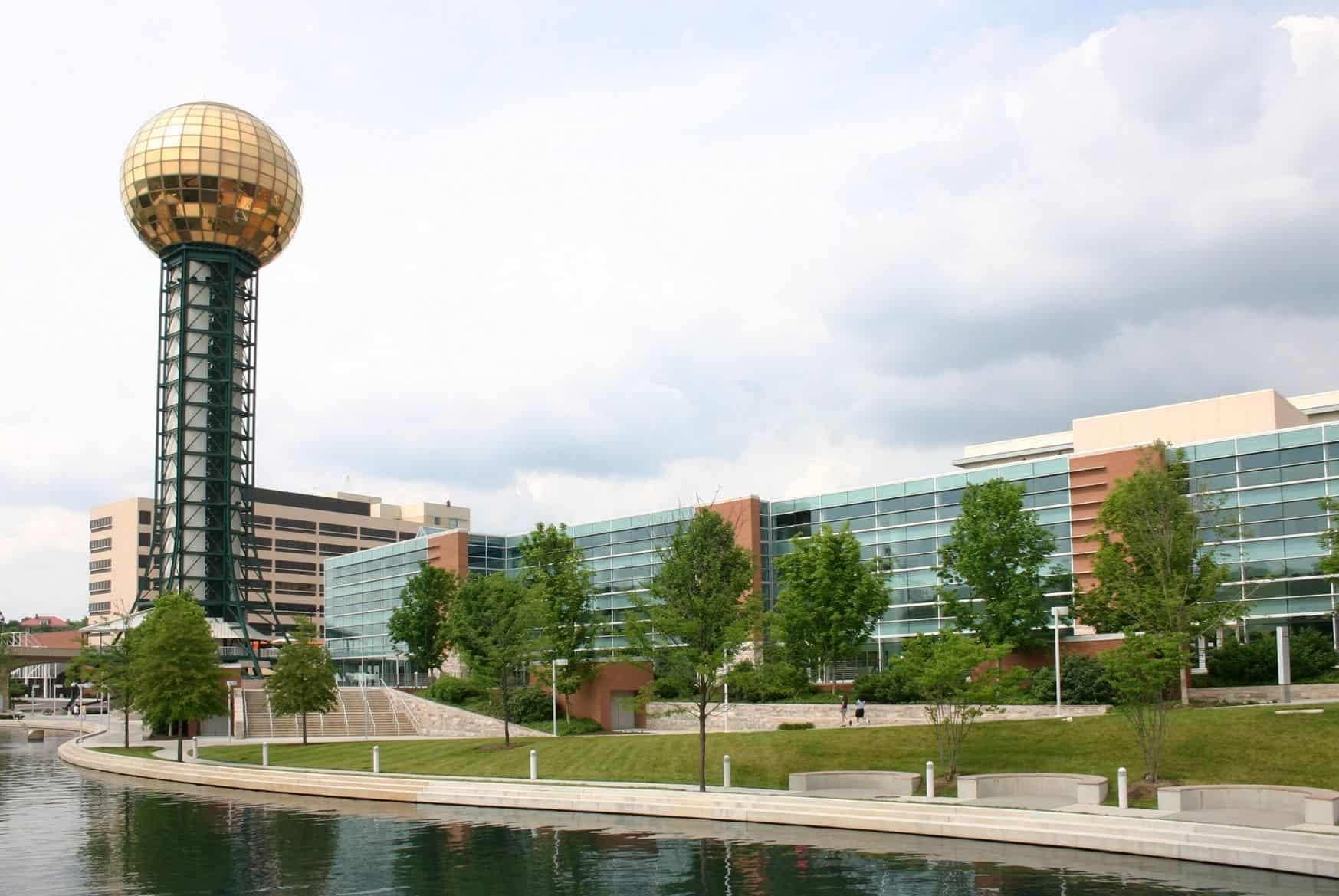 Walking along the Riverfront is one of the best things to do in Knoxville, Tennessee