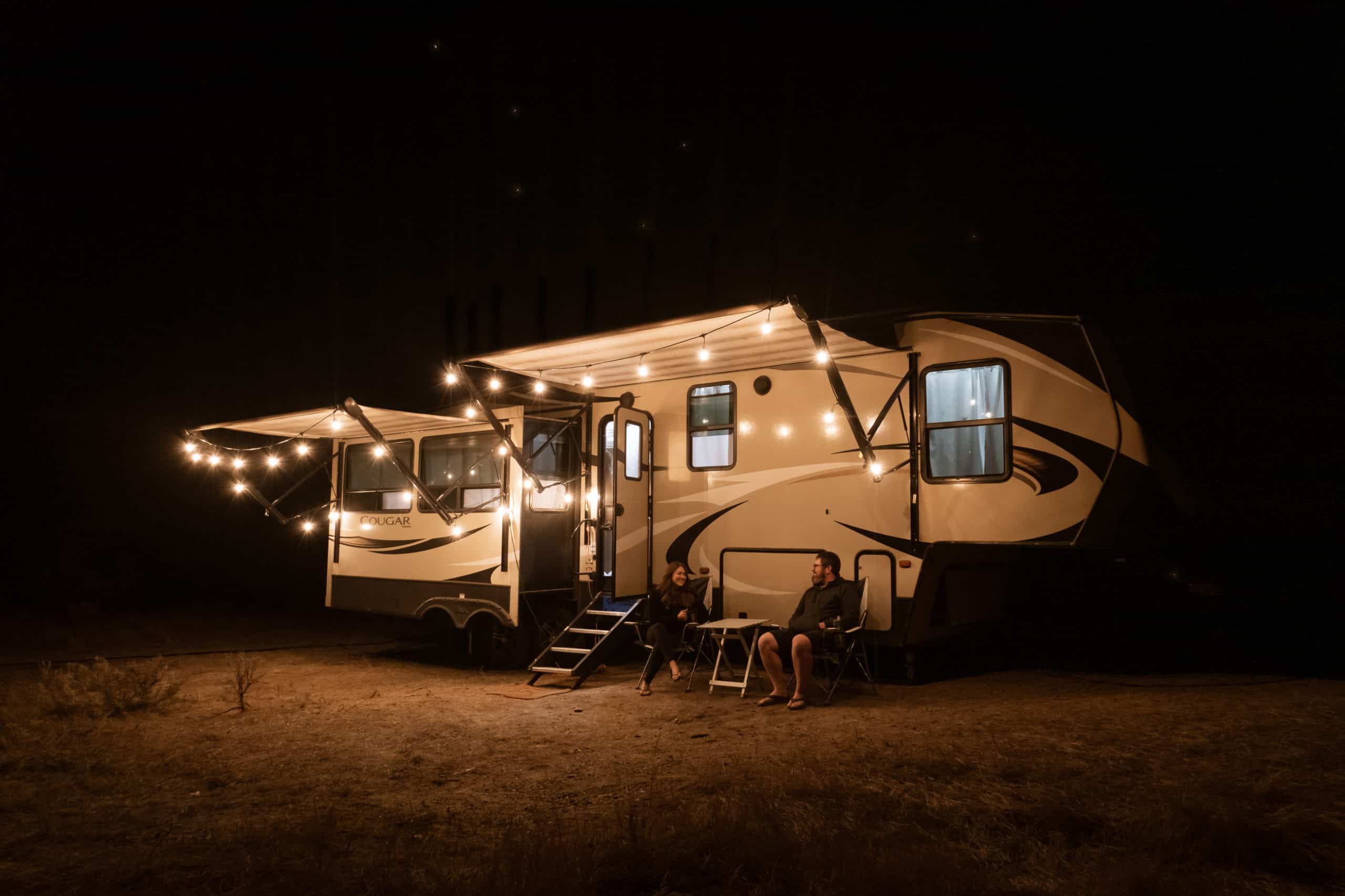 Cindy and Barrett boondocking in North Dakota