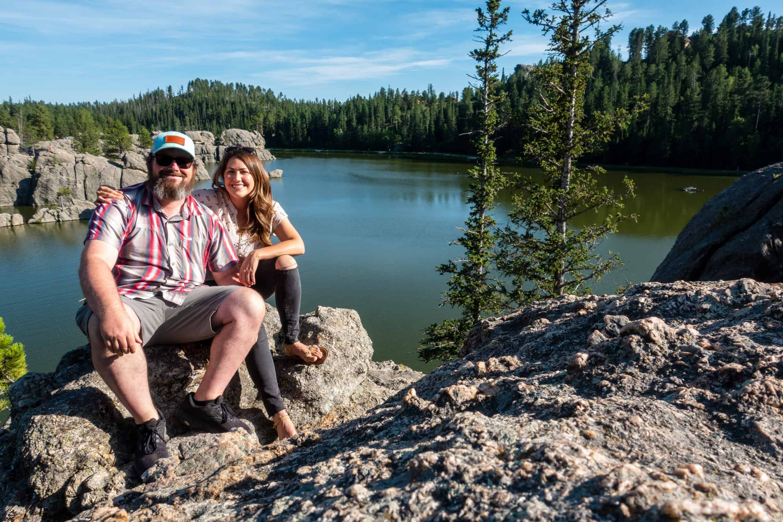 Barrett and Cindy at Sylvan Lake in Custer State Park