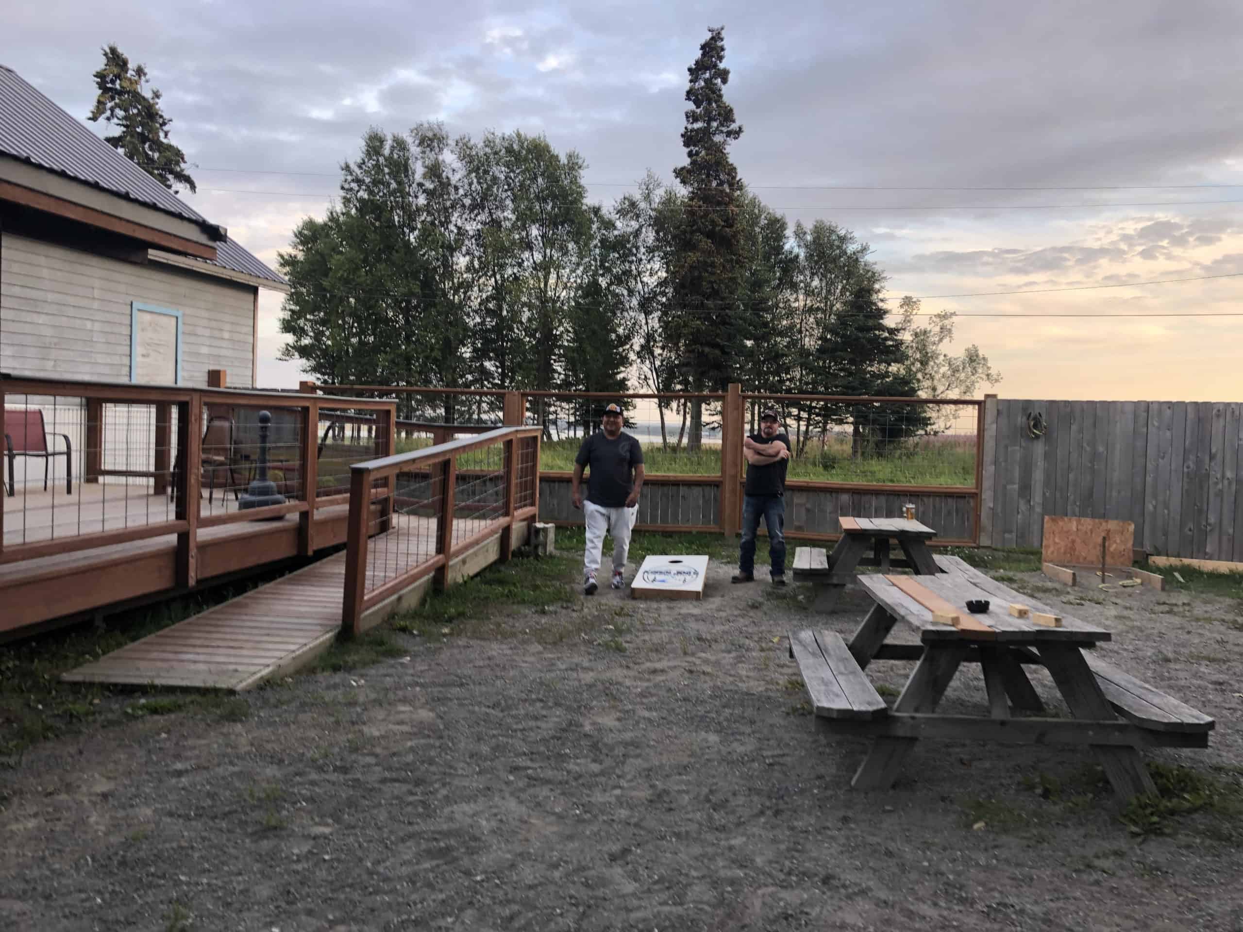 Cornhole at Kenai Joe's