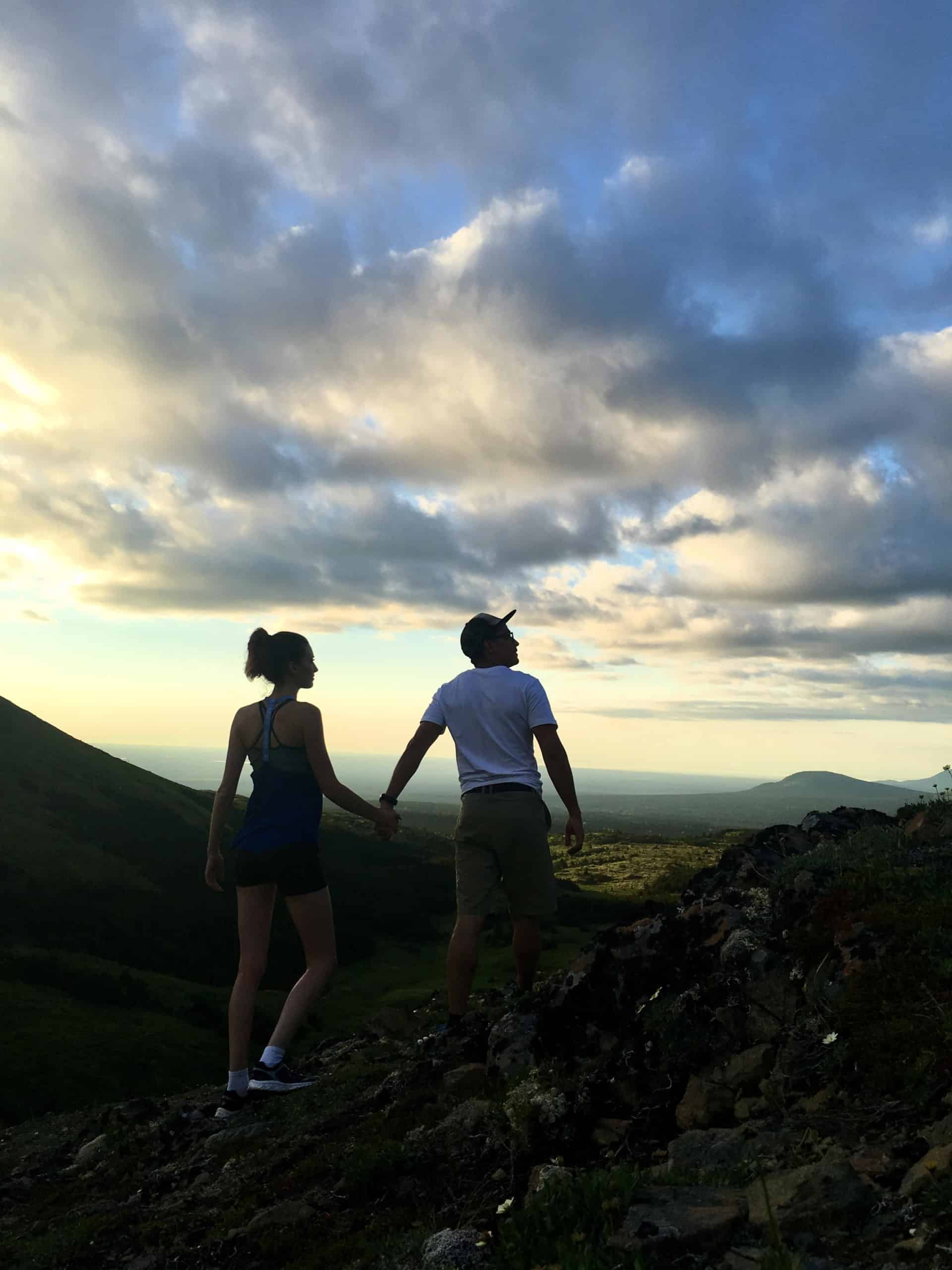 Jon and His Wife Hiking Skyline Summit, part of his locals guide to Kenai, Alaska