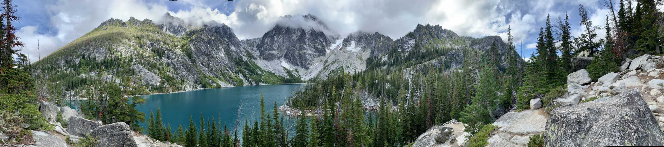 Colchuck Lake Trail in Leavenworth, Washington.