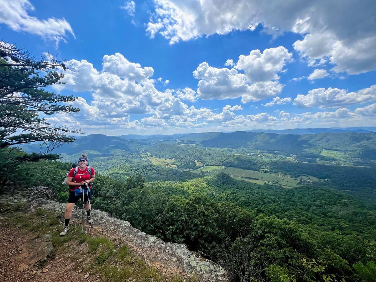 Tinker Cliffs on the triple crown trail