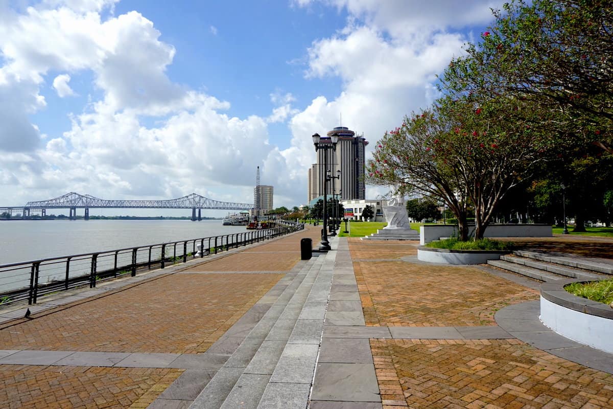 Woldenberg Park in New Orleans