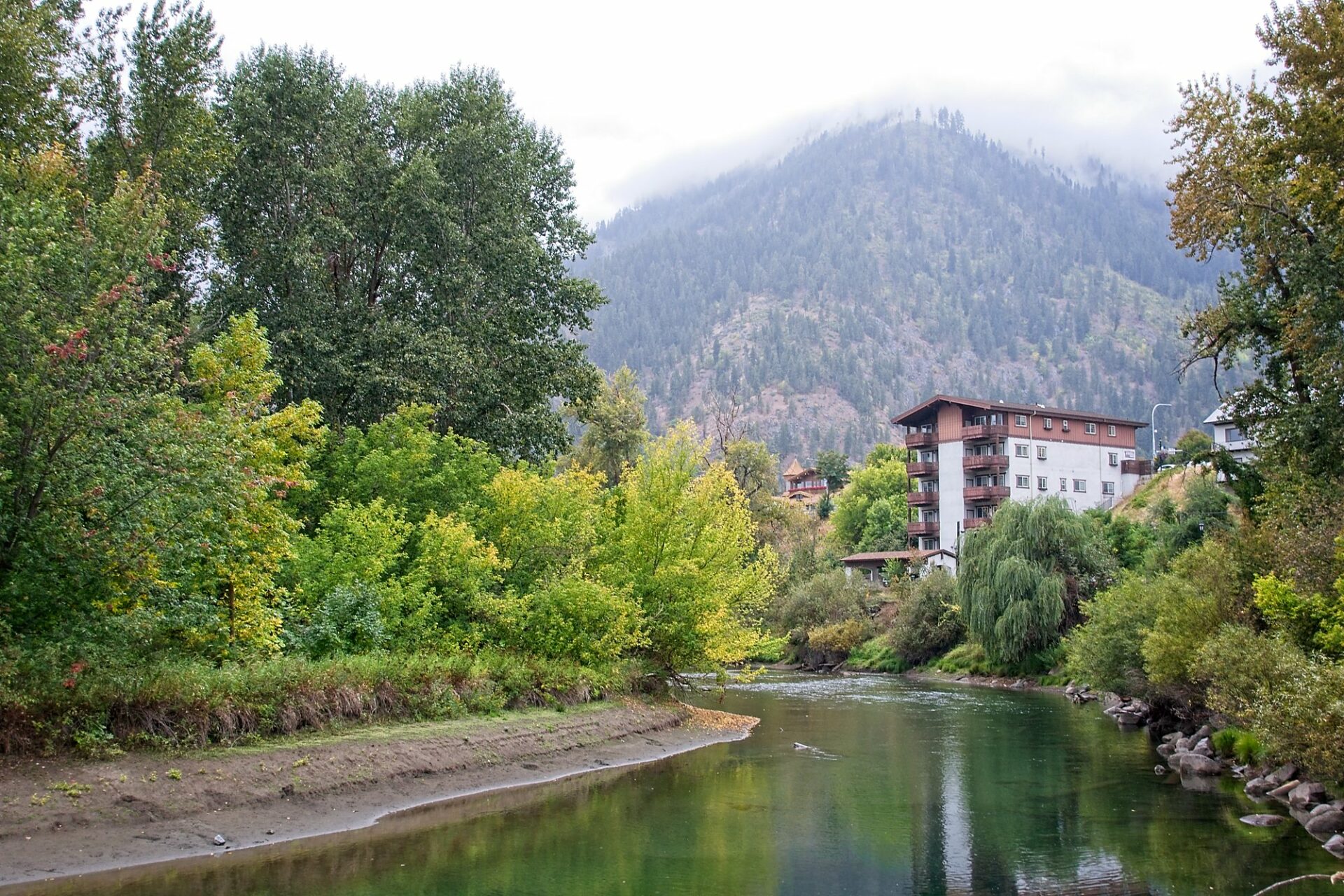 Picture from the Waterfront Park trail in Leavenworth