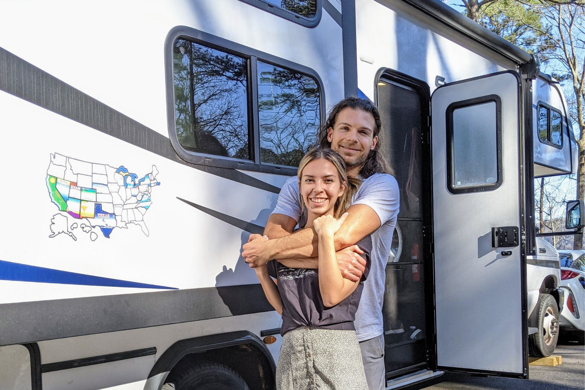 Katherine with her RV