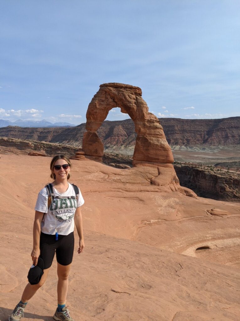 Katherine out hiking