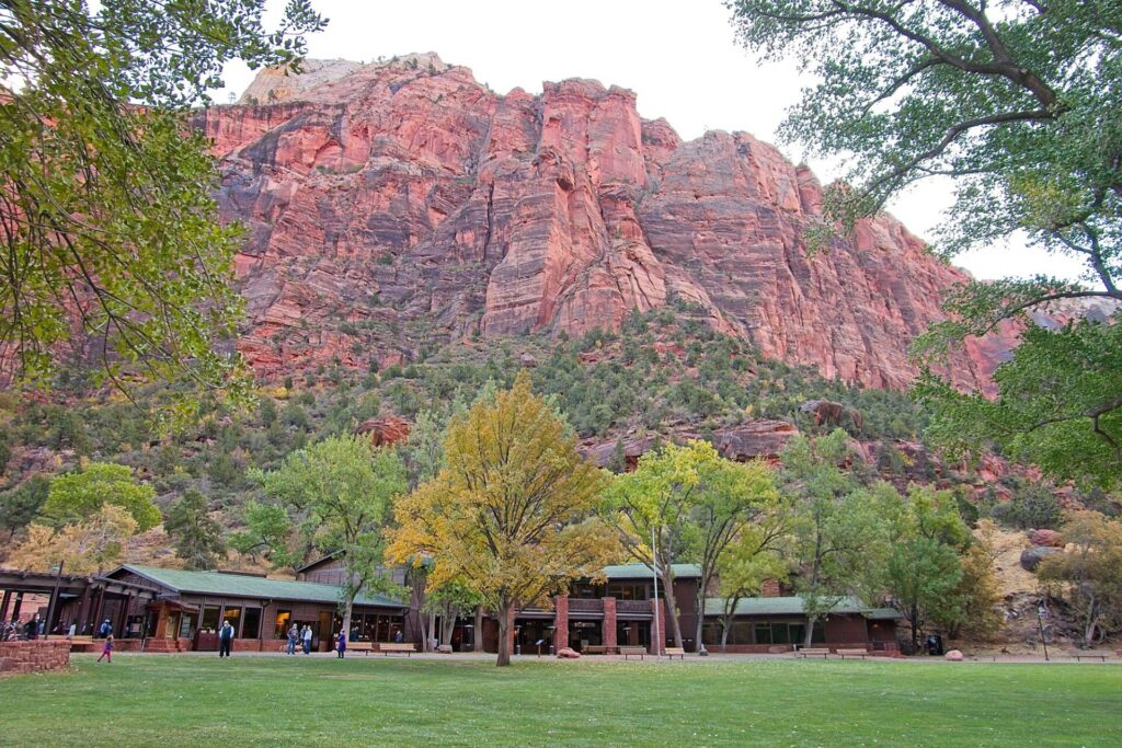 The Zion Lodge in Zion National Park